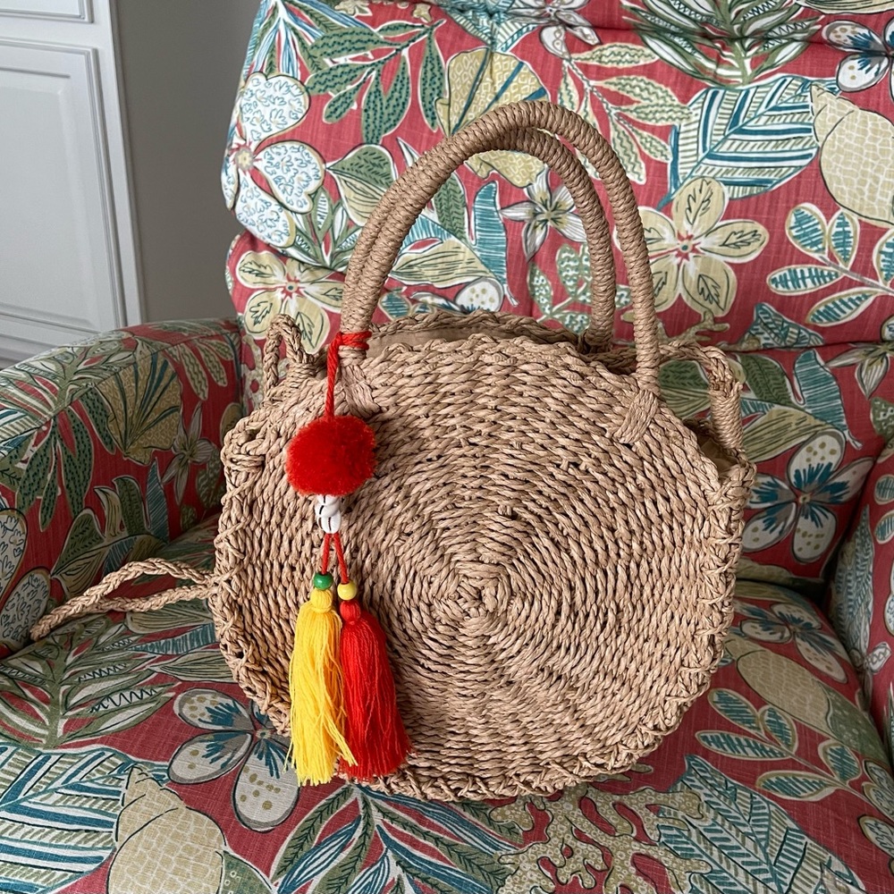 Summer straw bag…Brand new !!